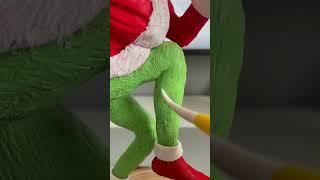 Sculpting A Model Of The Grinch To Figure Out Exactly How Im Going To Make Him Into A Lifesize Cake