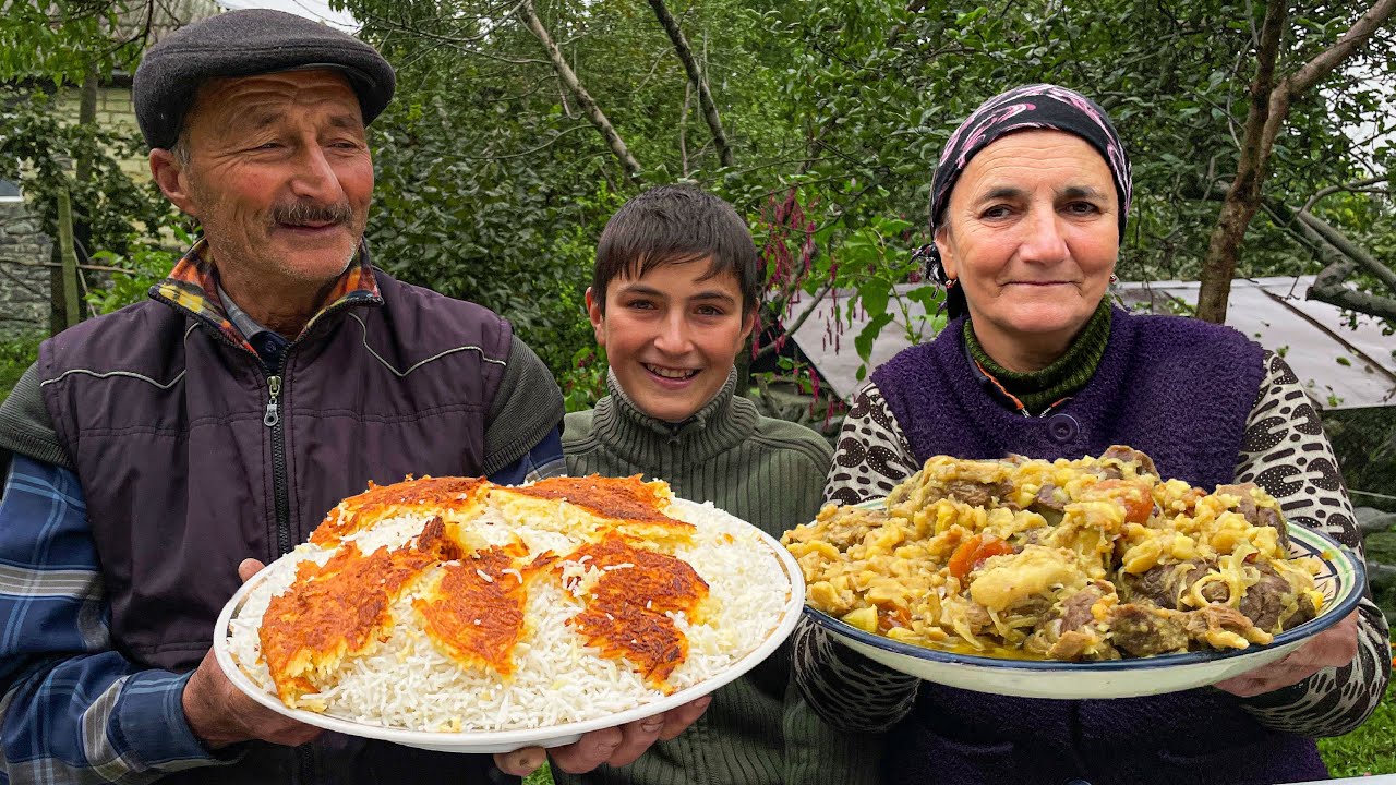 Азербайджанская деревня готовит жена