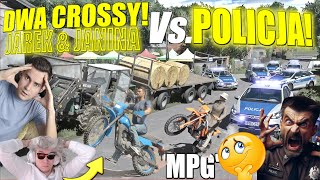 💥2 CROSSY vs POLICJA!🏍️💨Janina & Koliz w SZALONEJ ucieczce!🚓🔥 '#MPG' [#351] FS22