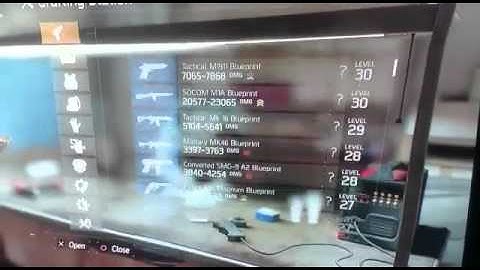 The Division How To Make High End Weapon Parts