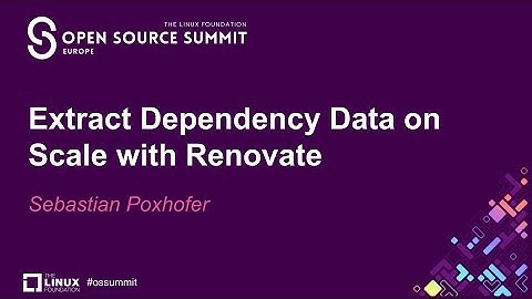 Extract Dependency Data on Scale with Renovate - Sebastian Poxhofer, N26