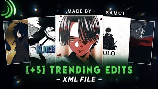 AE STYLE 5 ANIME EDIT PRESETS [XML   MATERIALS   CC] | ALIGHT MOTION