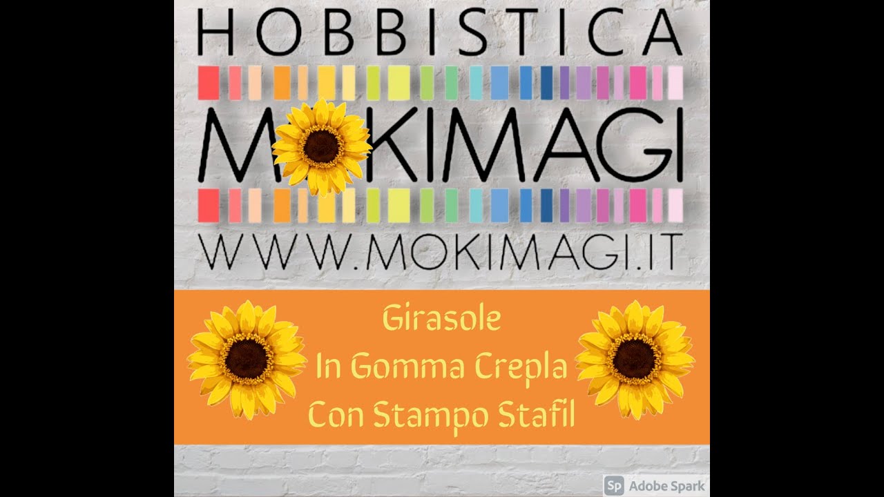 Girasole in Gomma Crepla Tutorial Girasoli in Fommy 2mm fiori in gomma Eva con Stampo Stafil