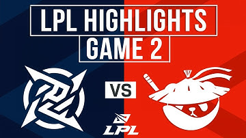 NIP vs AL Highlights Game 2 | LPL 2025 Split 3 Playoffs | Ninjas in Pyjamas vs Anyone