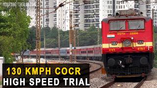 Old Wap4 Doing 130 Kph High-Speed Cocr Trials Indian Railway