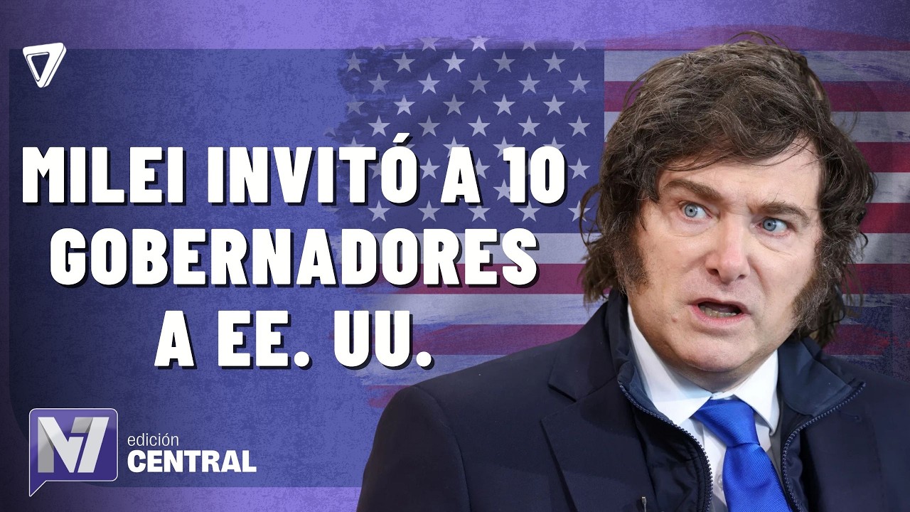 Milei viaja a EE.UU. con gobernadores mineros por inversiones
