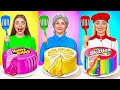 Me vs grandma cooking challenge  edible battle by multi do smile