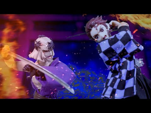 stop motion jumpforce #2 鬼滅の刃 tanjiro VS makoto - YouTube