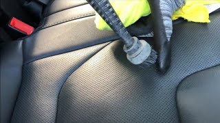 How to Steam Clean Perforated Leather Seats in a Vehicle