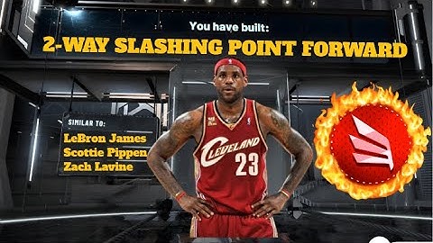 *NEW* RARE 2-WAY SLASHING POINT FORWARD BUILD IN NBA 2K23! SUPER RARE OVERPOWERED DEMIGOD BUILD 2K23