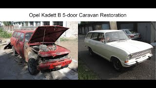 Opel Kadett B 1.1 5-door Caravan restoration