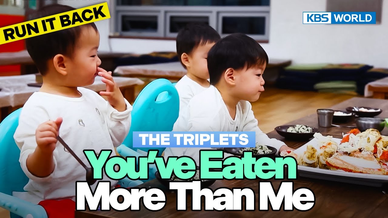 The Triplets Destroy a King Crab😜 [TRoS Run It Back] | KBS WORLD TV