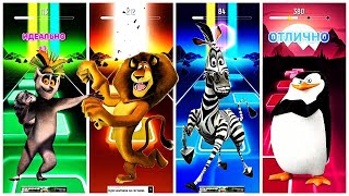 JULIAN 🆚 ALEX 🆚 MARTY 🆚 SKIPER | TILES HOP EDM RUSH &amp; COFFIN DANCE 18
