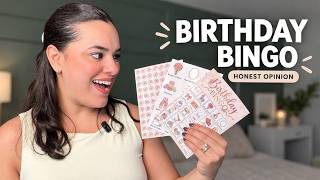 Information Birthday Bingo Activity Set, Bingo Game for Party Events, Fun Birthday Party Games for Family and Cl Update