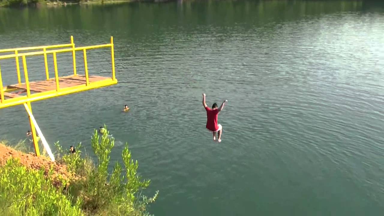 Swimming at khanpur dam YouTube