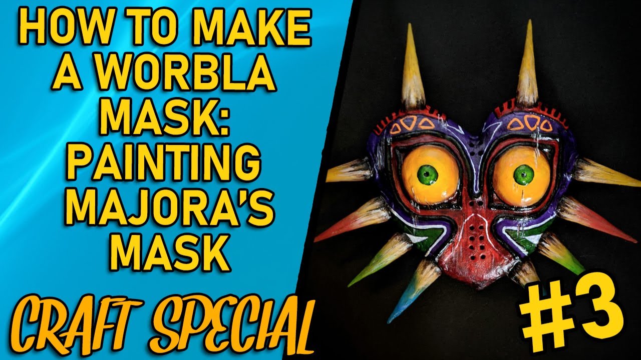 CRAFT Tutorial! | Making Masks: Painting Majora's Mask - YouTube