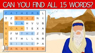 How Many Biblical Fathers Can You  Find? • Biblical Word Search Challenge