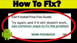 Fix Can't Install Free Fire Guide App Error On Google Play Store in Android & Ios screenshot 2