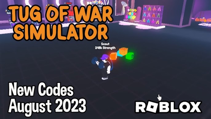 ALL* WORKING CODES IN TUG OF WAR SIMULATOR!