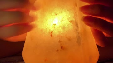 ASMR Scratching a Salt Lamp :D