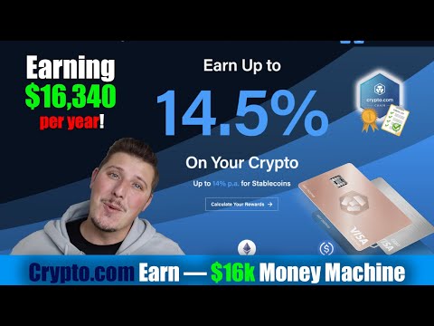 Crypto.com Earn — Money Machine earning $16,340 per annum! 🤯😱