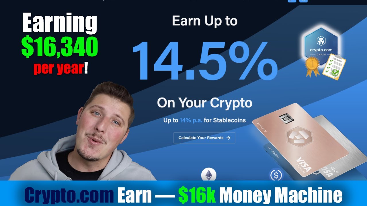 Crypto.com Earn — Money Machine earning $16,340 per annum! 🤯😱