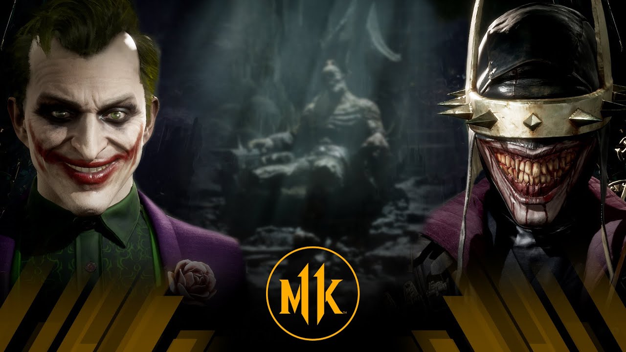 Mortal Kombat 11 - The Joker Vs The Batman Who Laughs (Very Hard) - YouTube