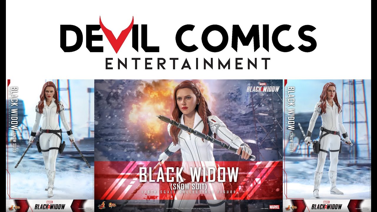 Hot Toys Black Widow 1/6th scale Black Widow Snow Suit Collectible Figure