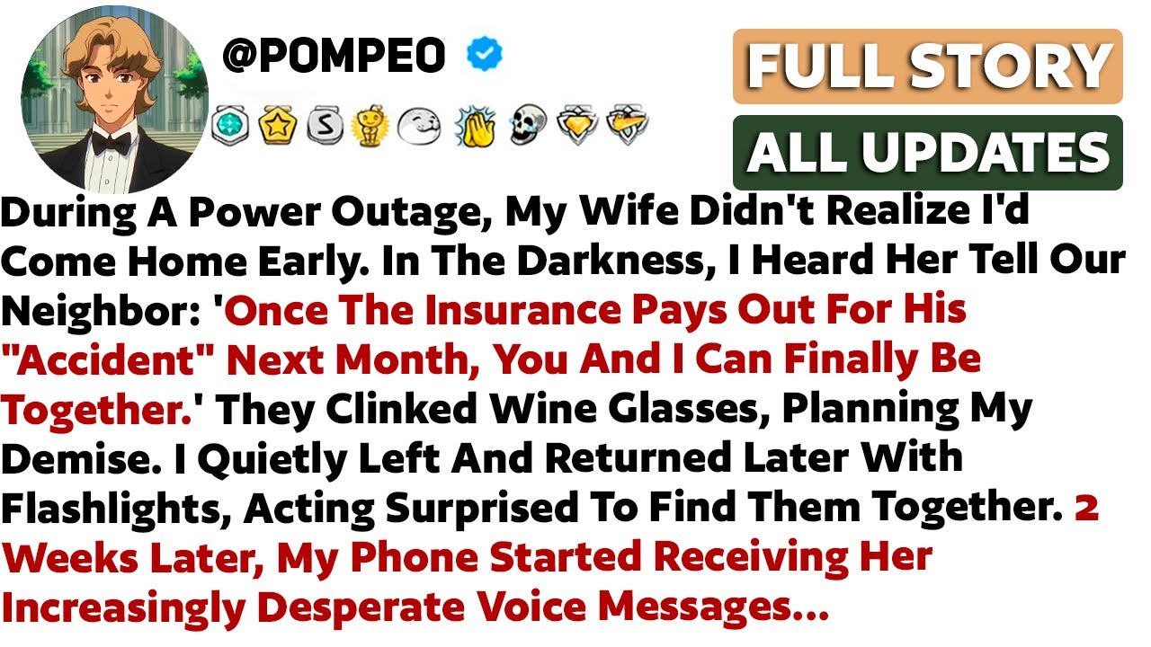 During A Power Outage, My Wife Didn't Realize I'd Come Home Early. In The Darkness, I Heard Her...