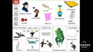 1001 mimpi angka pelarian erek-erek kode alam ( buku jaman dulu)