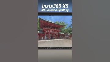 Making 3D Gaussian Splatting with Insta360 X5 #insta360 #realityscan #ue5