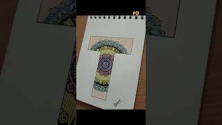 #alphabet T ✨ #mandalaart #bantikuwar #art #colourful #artist #ytviral ❤️