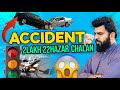 Dangerous accident in madina vlog  heavy challan  sad story  makeen e madina