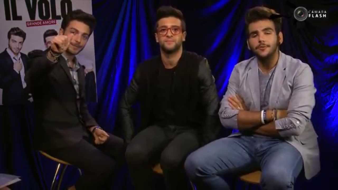 Cámara Flash entrevista a IL Volo durante la promoción del disco 