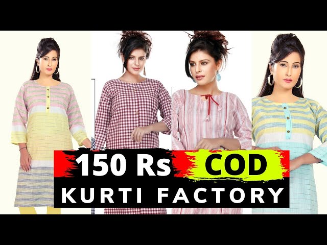 Fancy Kurtis collection wholesale market in Surat | Showroom wali kurti  -2023 | Part-1 - YouTube