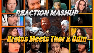 Kratos Meets Thor & Odin God Of War Ragnarok Reaction Mashup