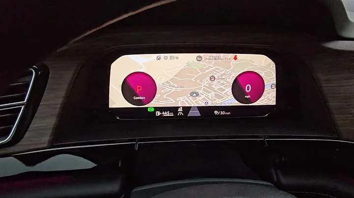 How to change what is displayed on VW's Digital Cockpit in 2024 Atlas/Atlas Cross Sport
