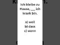 ❌ Weil, dass oder wenn? 🇩🇪(Learn German fast)#deutschkurs