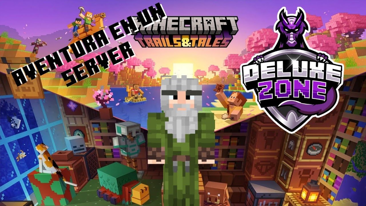Aventura en un server - Minecraft 1.20 - Deluxezone - Gameplay español ...