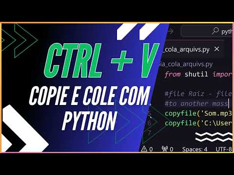 Como copiar e colar arquivos com Python