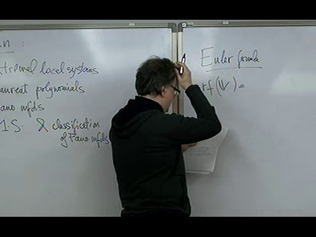 Alessio Corti (Imperial College) / Extremal Laurent polynomials and Fano manifolds