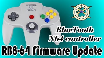 How to update firmware on RB8-64 BlueTooth Nintendo 64 Controller