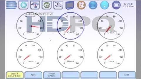 Dranetz HDPQ Real Time Dial Meters