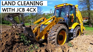 Land preparation with JCB 4CX | (#7 How to build a house)