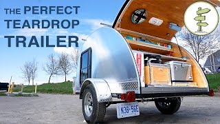 HandBuilt Teardrop Camper Trailer with Solar Power & Running Water  Perfect Mini RV