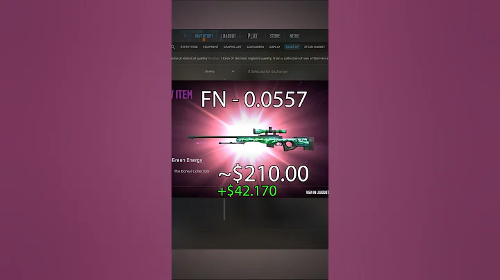 CS2 AWP Green Energy Trade Up #cs2 #cs2tradeup #cs2skins