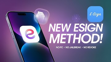 Updated Esign Method for iOS  | Install IPA Files on iPhone & iPad without PC & jailbreak no revoke