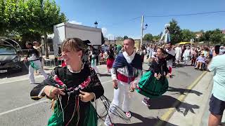 Traslado de Virgen de la Concepcion a su Ermita en Anguciana (La Rioja)
