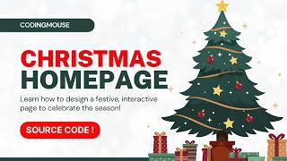 Create a Christmas Landing Page! 🎄 HTML, CSS & JS Tutorial!