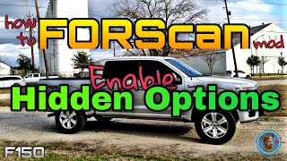 FORScan mods on F150 that are somewhat unknown